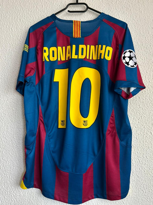 Camiseta FC Barcelona "Ronaldinho 10" - Final Champions 2006