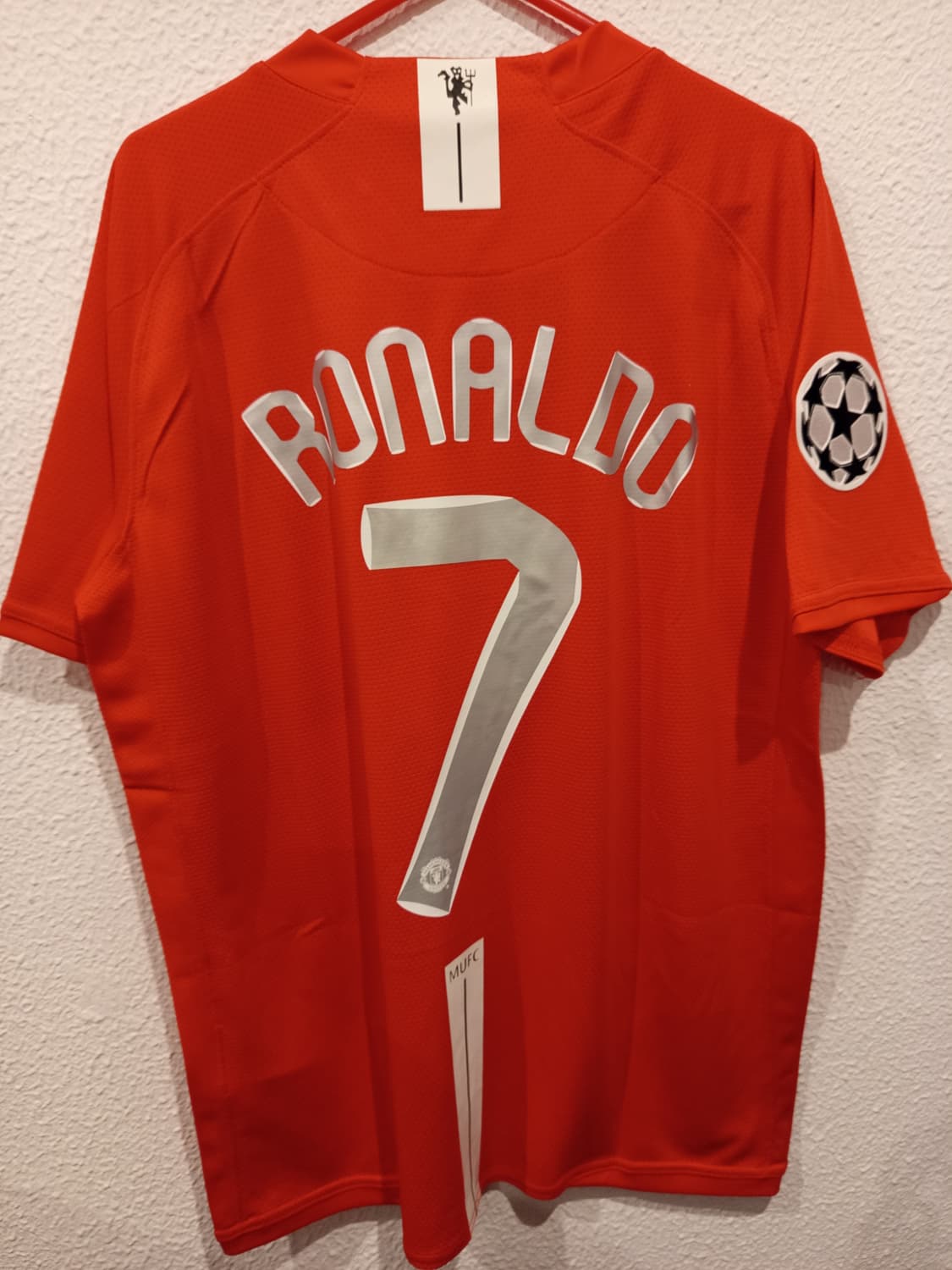 Camiseta Manchester United Final Moscú 2008 - Cristiano Ronaldo #7