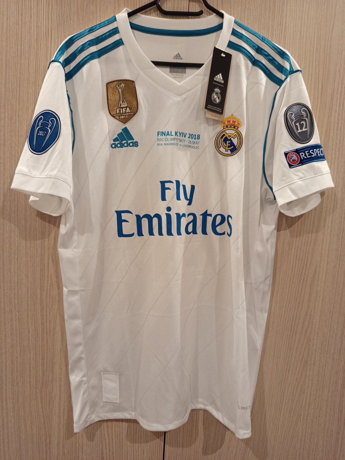 Camiseta Real Madrid 2018 final de champions Ronaldo