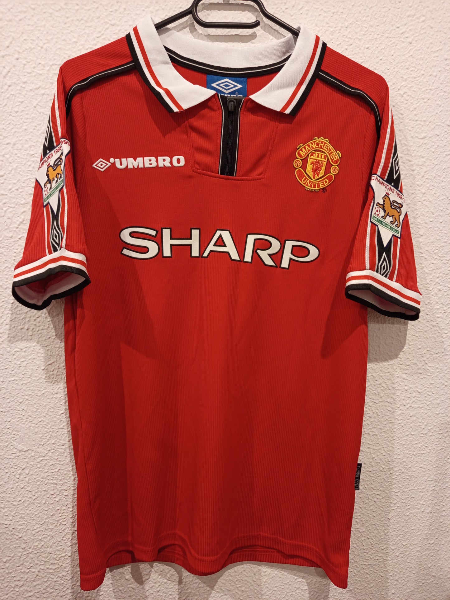 Camiseta Manchester united 1998/99 #7 Beckham